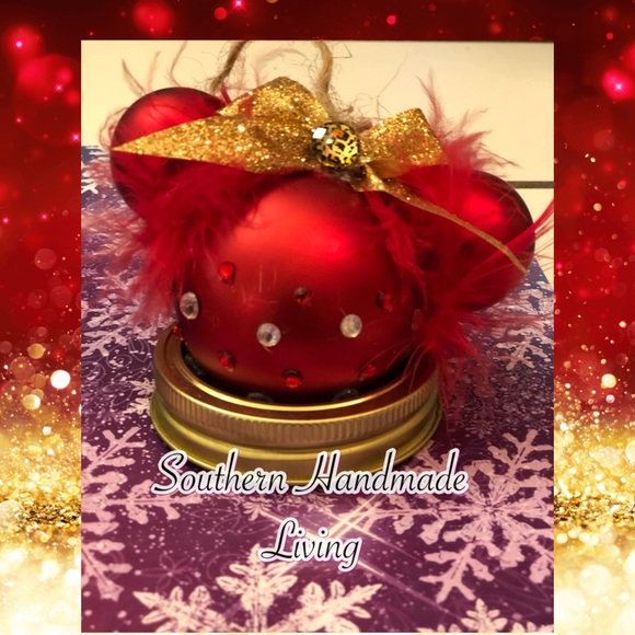 Handmade Mickey and Minnie ornaments set - Picture 4 of 4